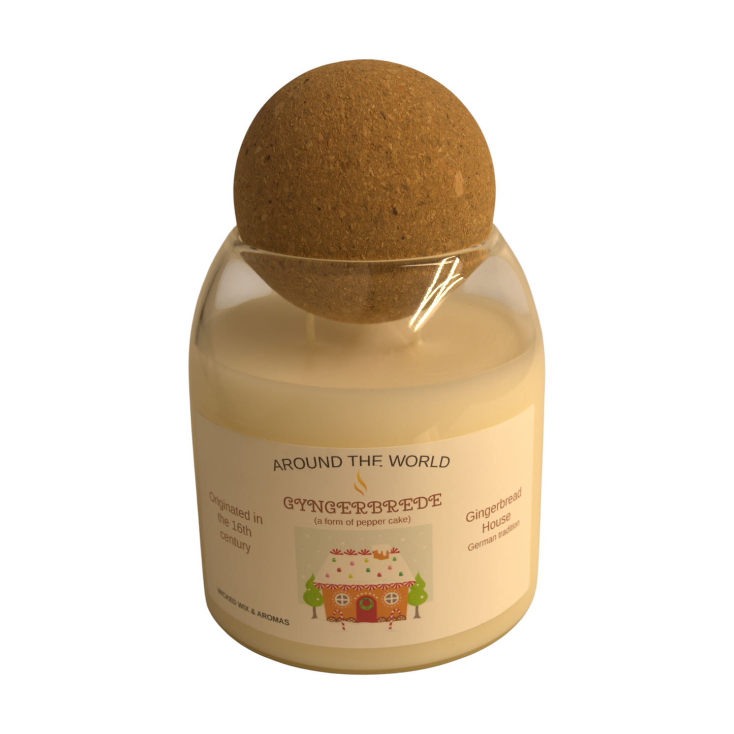 Around The World Gyngerbrede House Candle