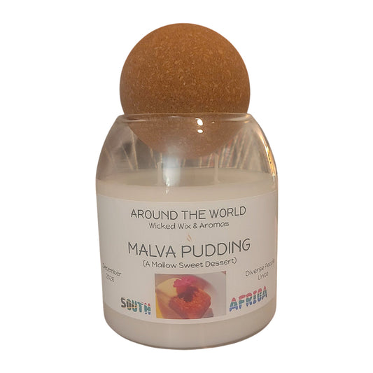 Around the World: Malva Pudding Candle - 15 Oz