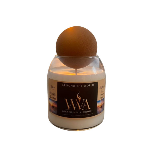 Sol d'Amalfi Luxury Candle – | Clean Burning, Pet-Safe | Coastal Inspired Candle