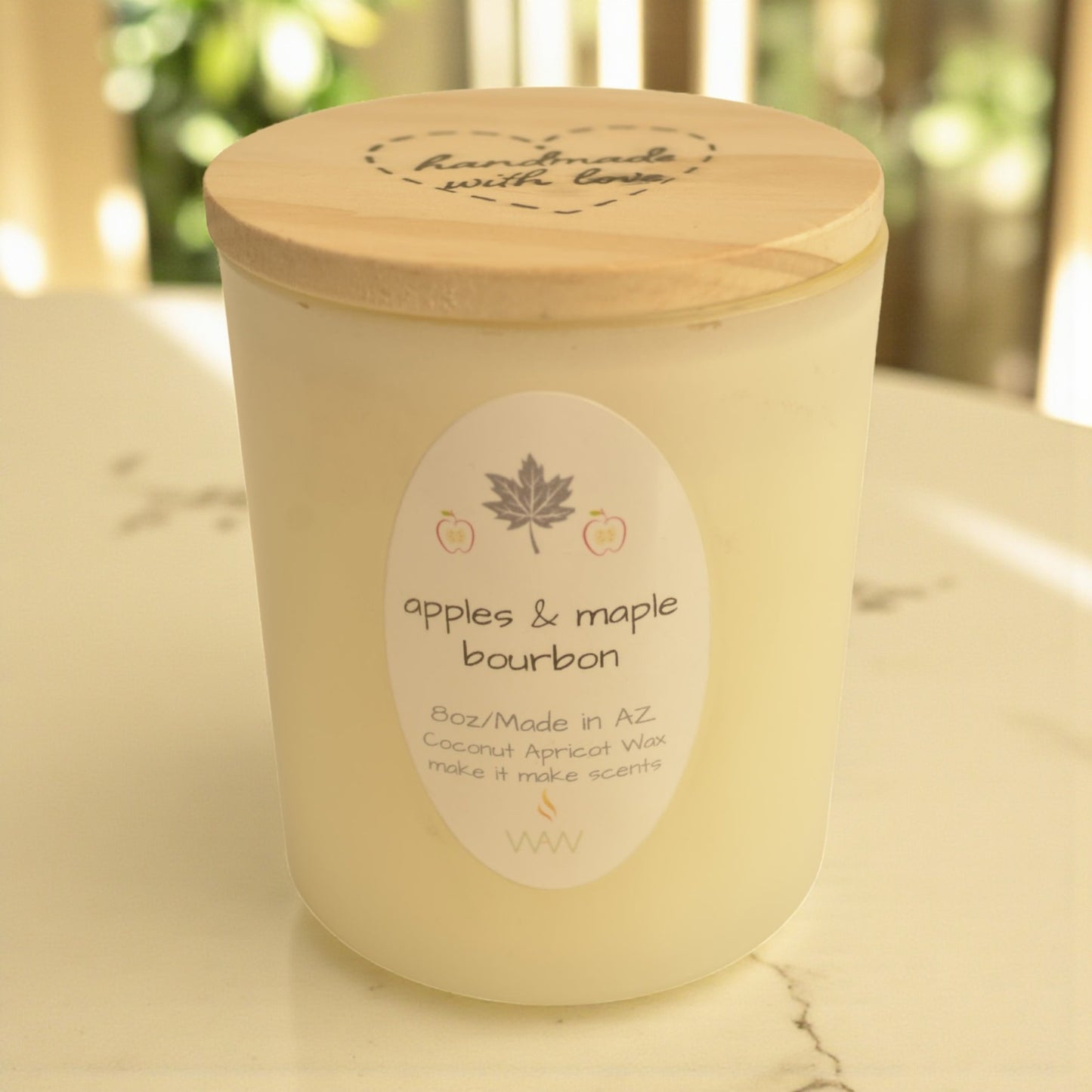 Fall Candle - Apples & Maple Bourbon 8 OZ