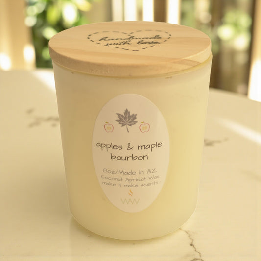Fall Candle - Apples & Maple Bourbon 8 OZ