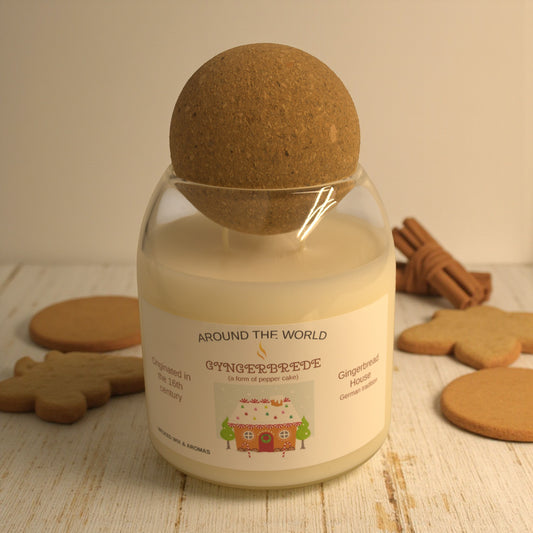 Around The World Gyngerbrede House Candle