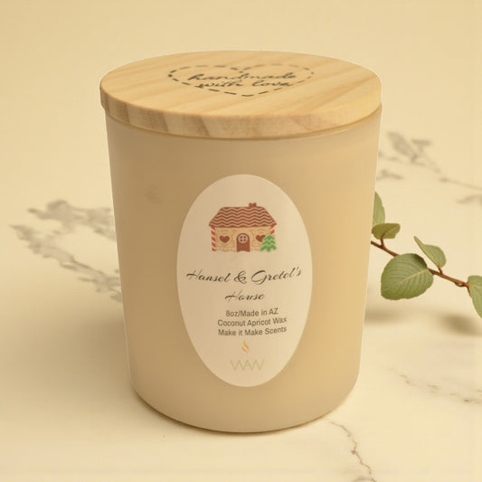 Fall Candle Hansel & Gretel’s House 8 OZ