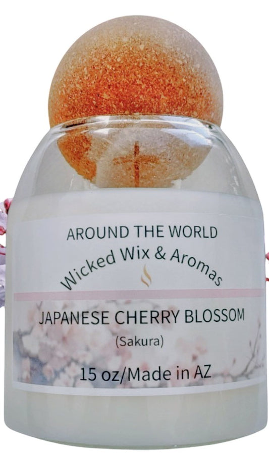 March is Japanese Cherry Blossom Candle