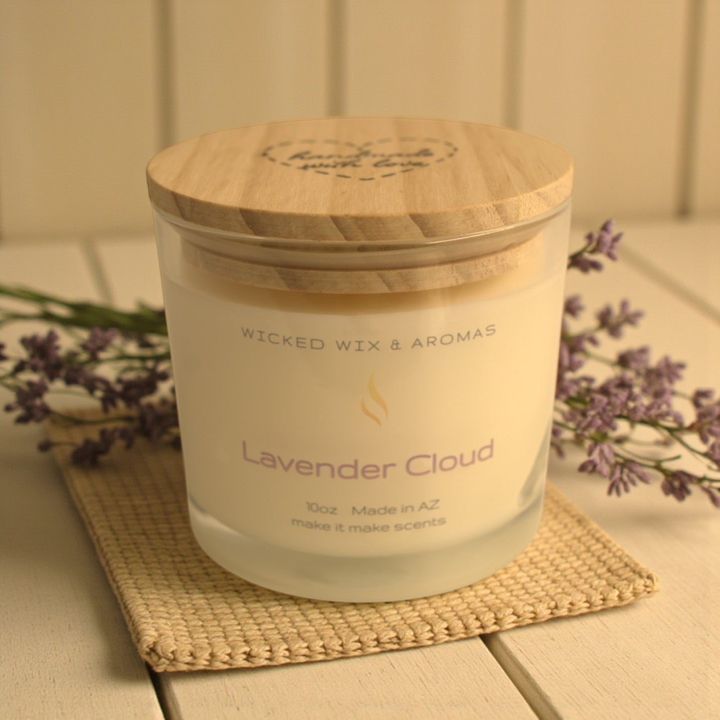Lavender Cloud Candle