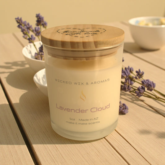 Lavender Cloud Candle