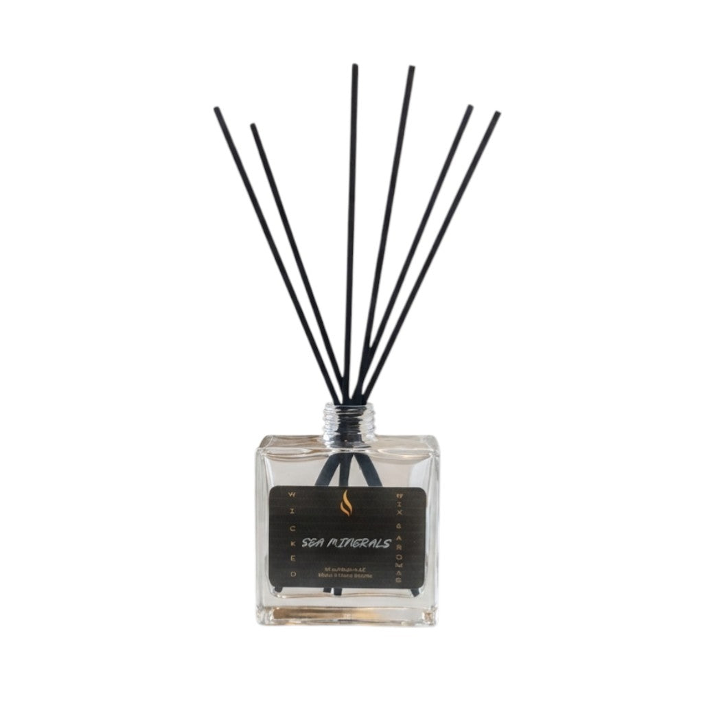 Sea Mine Diffuser Sea Minerals Reed Diffuser | Fresh Coastal Home Fragrance – Wicked Wix ...